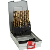 Bosch ProBox Metallbohrer-Satz HSS-TiN, 135° 19-teilig, Titan-Beschichtung