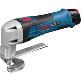 Bosch Professional Akku-Blechschere GSC 12V-13 Professional, 12Volt blau/schwarz, Li-Ionen-Akku 2,0 Ah, in L-BOXX