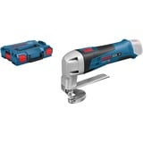 Bosch Professional Akku-Blechschere GSC 12V-13 Professional solo, 12Volt blau/schwarz, ohne Akku und Ladegerät, in L-BOXX