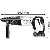 Bosch Professional Akku-Bohrhammer GBH 18V-26 D Professional solo, 18Volt blau/schwarz, ohne Akku und Ladegerät