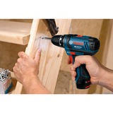 Bosch Professional Akku-Bohrschrauber GSR 12V-15 Professional solo, 12Volt blau/schwarz, ohne Akku und Ladegerät