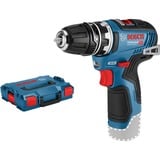 Bosch Professional Akku-Bohrschrauber GSR 12V-35 FC Professional solo, 12Volt blau/schwarz, ohne Akku und Ladegerät, mit FlexiClick Bohrfutter, L-BOXX