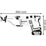 Bosch Professional Akku-Säbelsäge GSA 18V-LI Professional solo, 18Volt blau/schwarz, ohne Akku und Ladegerät