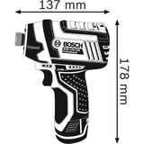 Bosch Professional Akku-Schlagschrauber GDR 12V-105 Professional solo, 12Volt blau/schwarz, ohne Akku und Ladegerät