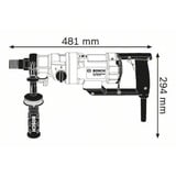 Bosch Professional Diamantbohrmaschine GDB 180 WE Professional blau, 2.000 Watt, Koffer