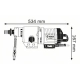 Bosch Professional Diamantbohrmaschine GDB 350 WE Professional blau, 3.200 Watt
