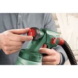 Bosch Professional Farbsprühsystem PFS 1000, Sprühpistole grün/schwarz, 410 Watt, Düse für Lackfarben