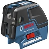 Bosch Professional Kombilaser GCL 25 Professional, Kreuzlinienlaser blau/schwarz, Schutztasche