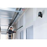 Bosch Professional Kombilaser GCL 2-15 G, Kreuzlinienlaser blau/schwarz, mit grünen Laserlinien, roten Lotpunkten