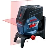 Bosch Professional Kombilaser GCL 2-50 C Professional + RM2 + BT150, Kreuzlinienlaser blau/schwarz, rote Laserlinien, mit Halterung und Stativ