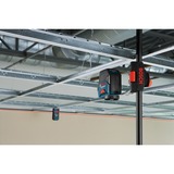 Bosch Professional Kombilaser GCL 2-50 C Professional + RM2 + BT150, Kreuzlinienlaser blau/schwarz, rote Laserlinien, mit Halterung und Stativ