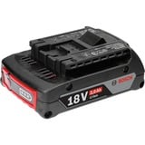 Bosch Professional PRO Akku GBA 18V 2.0Ah Professional schwarz/rot, AMPShare Alliance
