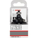 Bosch Professional PRO Wood Abrundfräser, Radius 12mm Schaft Ø 8mm, zweischneidig, Anlaufkugellager