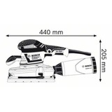 Bosch Professional Schwingschleifer GSS 280 AVE Professional blau, Karton, 350 Watt