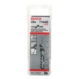 Bosch Professional Stichsägeblatt T 144 D Speed for Wood, 100mm 25 Stück