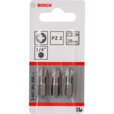 Bosch Schrauberbit Extra-Hart, PZ2, 152mm, 3 Stück 