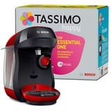 Bosch Tassimo Happy TAS1003, Kapselmaschine schwarz/rot