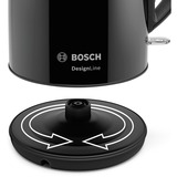 Bosch Wasserkocher DesignLine TWK3P423 schwarz, 1,7 Liter