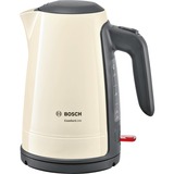 Bosch Wasserkocher TWK6A017 creme/dunkelgrau, 1,7 Liter