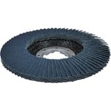 Bosch X-LOCK Fächerscheibe X571 Best for Metal, Ø 125mm, K80, Schleifscheibe Bohrung 22,23mm, abgewinkelt