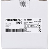 Bosch X-LOCK Fiberschleifscheibe R444 Expert for Metal, Ø 125mm, K60 Bohrung 22,23mm
