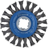 Bosch X-LOCK Scheibenbürste Heavy for Metal 115mm, gezopft Ø 115mm, 0,5mm Draht