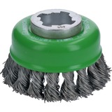 Bosch X-LOCK Topfbürste Heavy for Inox 75mm, gezopft Ø 75mm, 0,5mm Draht