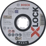 Bosch X-LOCK Trennscheibe Expert for Inox and Metal Rapido, Ø 115mm Bohrung 22,23mm, AS 60 T INOX BF, gerade