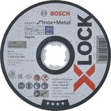 Bosch X-LOCK Trennscheibe Expert for Inox and Metal Rapido, Ø 125mm Bohrung 22,23mm, AS 60 T INOX BF, gerade