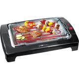 Clatronic Barbeque-Tischgrill BQ 2977, Elektrogrill schwarz, 2.000 Watt