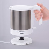 Cloer Wasserkocher 4701 edelstahl/weiß, 1,5 Liter