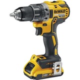DEWALT Akku-Bohrschrauber DCD791D2, 18 Volt gelb/schwarz, 2x Li-Ion XR Akku 2,0Ah, in TSTAK Box