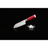 DICK Red Spirit Santoku Kullenschliff, 18cm, Messer rot/silber