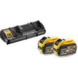 DeWALT Starter-Set DCB132X2, Ladegerät schwarz/gelb, 54Volt, 3Ah