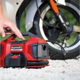 EINHELL Power X-Change Hybrid-Kompressor PRESSITO, 18Volt / 220Volt rot/schwarz, ohne Akku und Ladegerät
