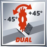 EINHELL Zug-Kapp-und Gehrungssäge TE-SM 2131 Dual rot/schwarz, 1.600 Watt