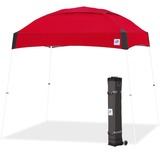 E-Z Up Faltzelt Dome 3x3m Color Punch, Pavillon rot, Rahmen Weiß