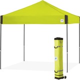 E-Z Up Faltzelt Pyramid 3x3m Color Limeade, Pavillon limette, Rahmen Steel Grey