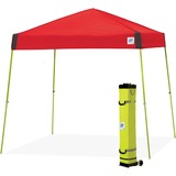 E-Z Up Faltzelt Vista 3x3m Color Punch, Pavillon rot, Rahmen Limeade