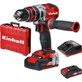 Einhell Akku-Schlagbohrschrauber TE-CD 18 Li i BL, 18Volt rot/schwarz, 2x Li-Ion Akku 2,0Ah, Koffer