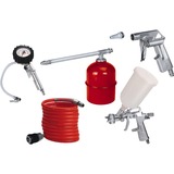 Einhell Druckluftset Profi, 5-teilig, Sprühpistole silber/rot