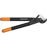 Fiskars PowerStep Astschere, Amboss L85 schwarz/orange