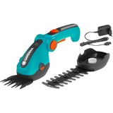 GARDENA Akku-Gras- und Strauchschere ComfortCut Li Set, 3,6Volt, Grasschere türkis/schwarz, Li-Ionen-Akku 3Ah