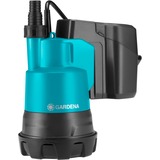 GARDENA Akku-Klarwasser-Tauchpumpe 2000/2 Li-18, Ready-To-Use Set, Tauch- / Druckpumpe türkis/schwarz, Li-Ionen Akku 2,6Ah
