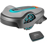 GARDENA Mähroboter smart SILENO life grau/türkis, 750m², Li-Ionen Akku 2,1Ah