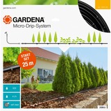 GARDENA Start-Set Pflanzreihen M, Tropfsystem schwarz, 25 Meter