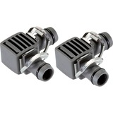 GARDENA Tropfsystem L-Stück 13mm (1/2"), Verbindung grau, 2 Stück