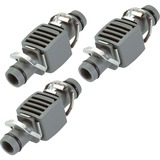 GARDENA Tropfsystem Verbinder 13mm (1/2"), Verbindung grau, 3 Stück