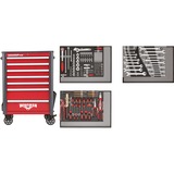 GEDORE red Werkzeugwagen WINGMAN rot, inkl. 129 Werkzeuge