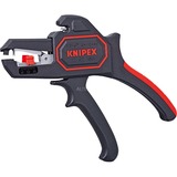 KNIPEX Automatische Abisolier-Zange 12 62 180 schwarz/rot, integrierter Drahtschneider